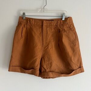 Linda Allard Ellen Tracy Linen Shorts